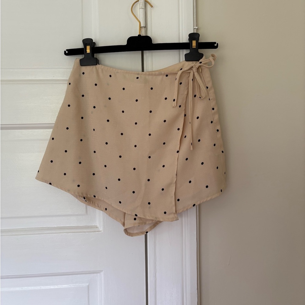 Polka dot skort